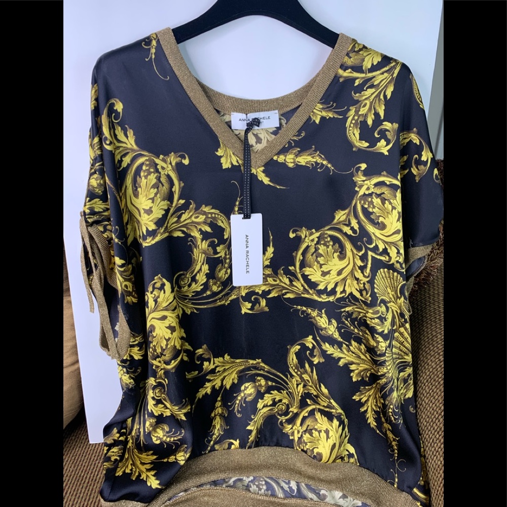 Anna Rachel Short Sleeve Blouse